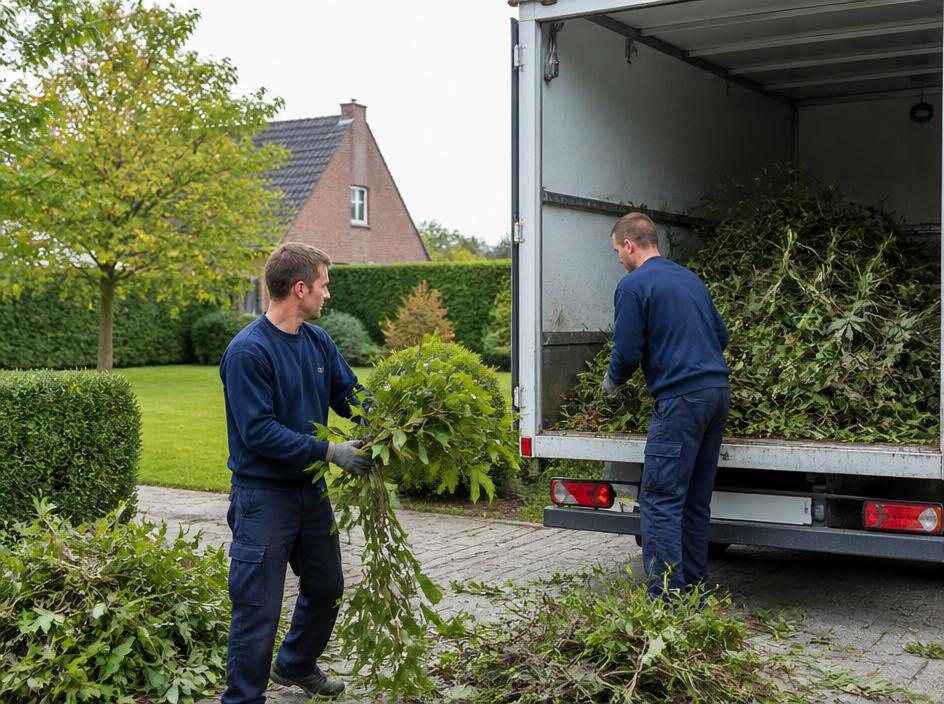 Tuin leeghalen